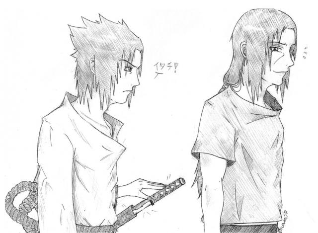sasuke a itachi-sketch